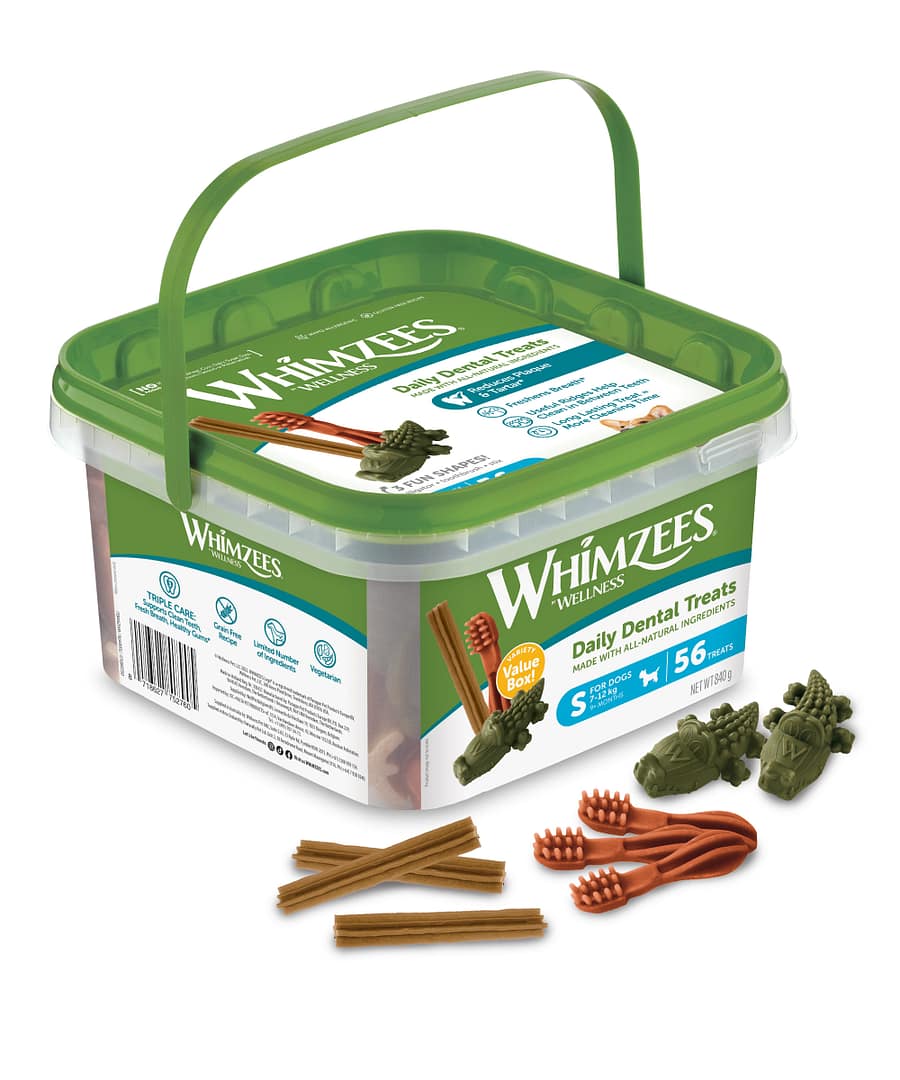 WHIMZEES Dental Chews Variety Value Box Small (56pc)