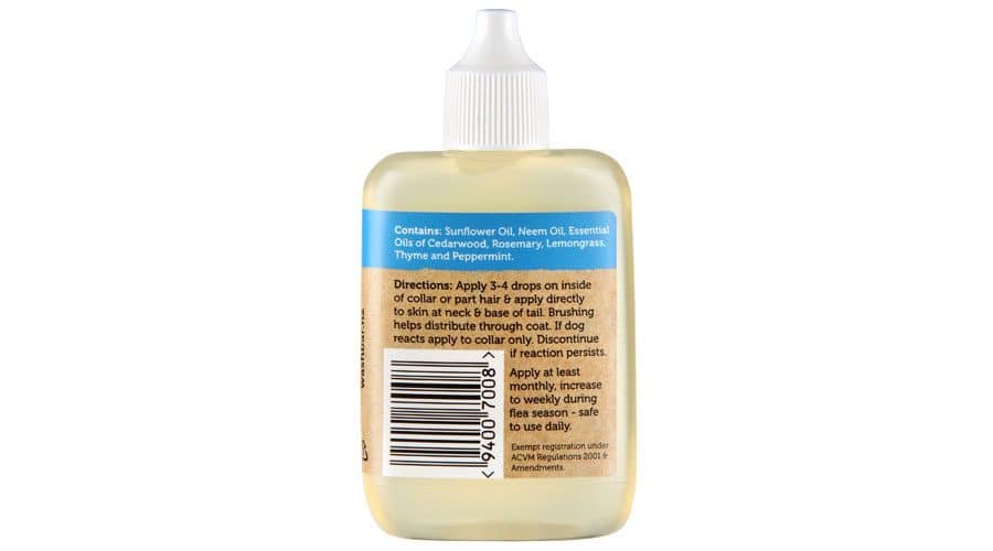 Washbar 100% Natural Flea Repellent for Dogs 40ml