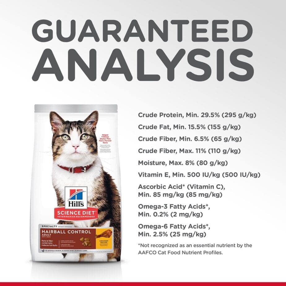 Hill's Science Diet Adult Hairball Control cat food (3 Sizes) - Image 5