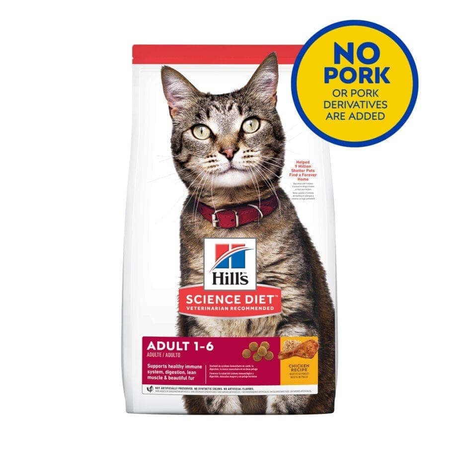 Hill's Science Diet Feline Adult Optimal Care cat food (3 Sizes)