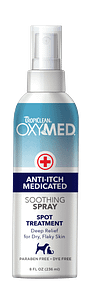 TropiClean OxyMed Anti-Itch Medicated Pet Spray