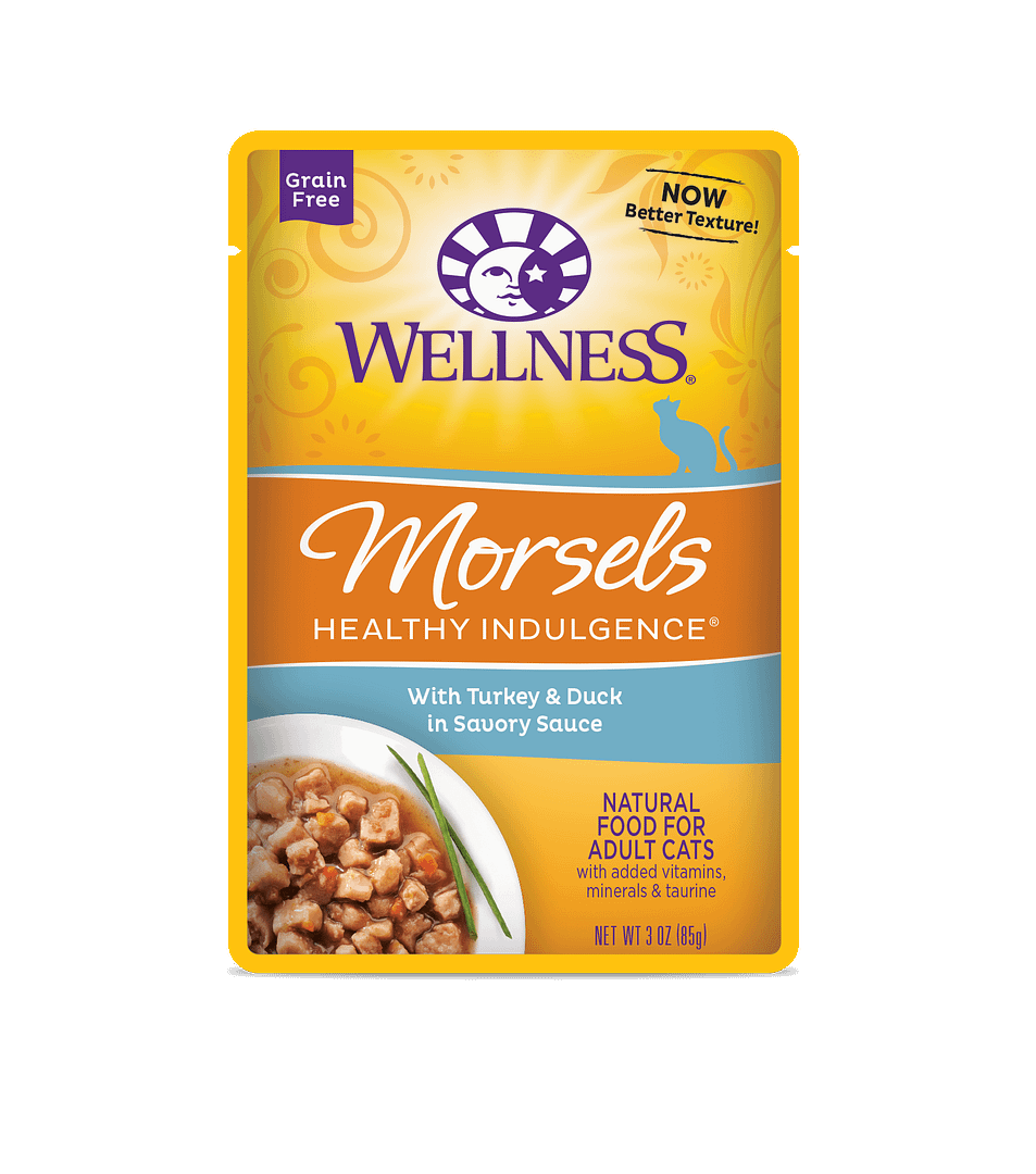 Wellness Cat Indulgence Morsels – Turkey & Duck 3oz
