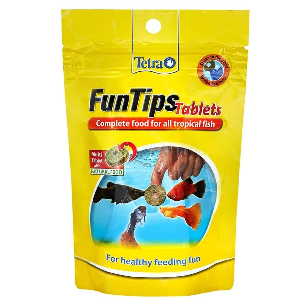 Atima Fish Tablet Tetra FunTips Tablets Tropical Fish Food (2 Sizes) | PetMall Singapore