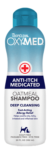 TropiClean OxyMed Anti-Itch Medicated Pet Shampoo (2 Sizes)