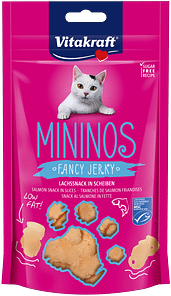 Vitakraft Mininos Salmon Fancy Jerky Cat Treats 40g