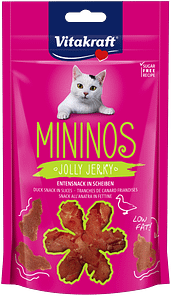 Vitakraft Mininos Duck Jolly Jerky Cat Treats 40g