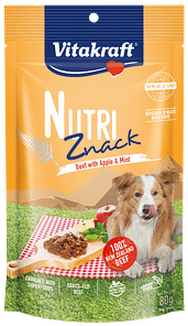 Vitakraft Nutri Znack Beef w Apple & Mint Dog 80g