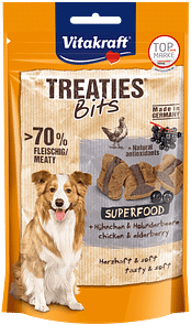 Vitakraft Treaties Bits Superfood Chicken & Elderberry 120g