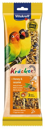 Vitakraft Kracker Honey & Sesame Lovebird 2pcs