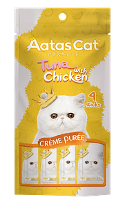 Aatas Cat Crème Purée Tuna with Chicken Crème Purée