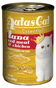 Aatas Cat Essential Tuna Red Meat w Chicken in Jelly 400g