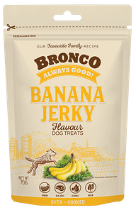 Bronco Jerky Banana Dog Treats