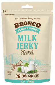 Bronco Jerky Milk Dog Treats