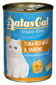 Aatas Cat Soupy Stew Tuna Red Meat w Sardine 400g