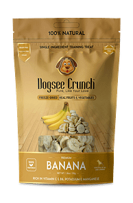 Dogsee Crunch Freeze-Dried Banana Dog Treats