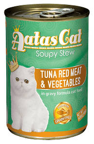 Aatas Cat Soupy Stew Tuna Red Meat w Vegetables 400g