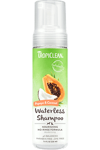 TropiClean Papaya & Coconut Waterless Pet Shampoo (Nourishing)