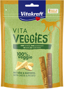 Vitakraft Vita Veggies Stickies Cheese & Potato Dog Treats 80g