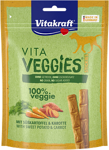 Vitakraft Vita Veggies Stickies Cheese & Potato Dog Treats 80g