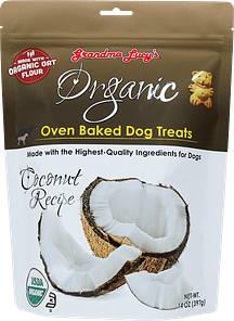 Grandma Lucy's Organic Coconut Oven Baked Dog Treats 14oz