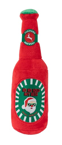 FuzzYard Howlidays Plush Dog Toy - Ho Ho Hold my Beer