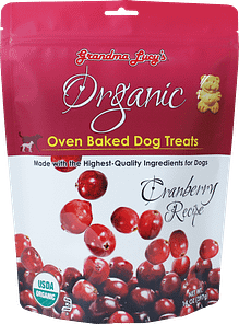 Grandma Lucy's Organic Cranberry Oven Baked Dog Treats 14oz