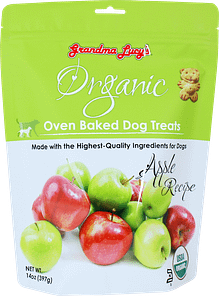 Grandma Lucy's Organic Apple Oven Baked Dog Treats 14oz