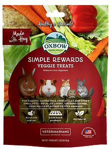 Oxbow Simple Rewards Veggie Treats for Small Animals