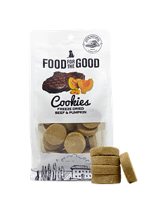 Food For The Good Freeze Dried Beef & Pumpkin Cookies Cats & Dogs Treats