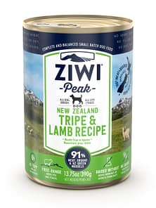 ZIWI Peak Tripe & Lamb Canned Dog Food 390G