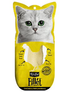 Kit Cat Fillet Fresh Chicken & Fiber (Hairball) 30g