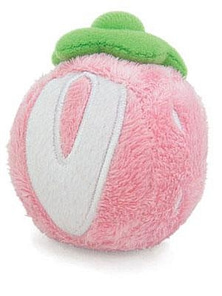 Petz Route Pink Strawberry Plush Dog Toy