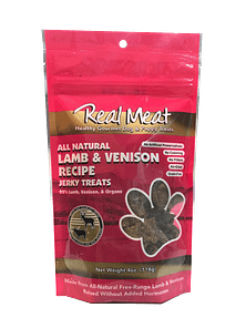 Real Meat All Natural Lamb & Venison Jerky Treat