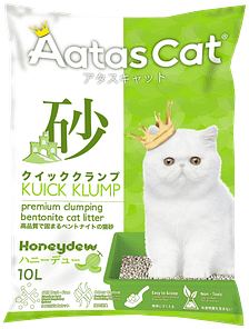 Aatas Cat Kuick Klump Bentonite Cat Litter Honeydew 10L