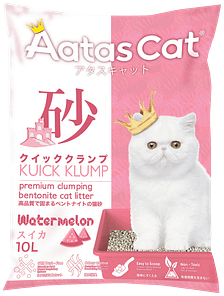 Aatas Cat Kuick Klump Bentonite Cat Litter Watermelon 10L