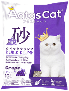 Aatas Cat Kuick Klump Bentonite Cat Litter Grape 10L