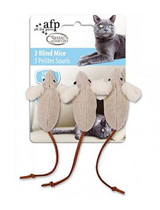 AFP Classic Comfort 3 Blind Mice Toy For Cat