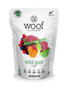 WOOF Freeze Dried Raw Wild Goat Dog Food 1kg