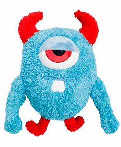 FuzzYard Plush Dog Toy - Yardsters Armstrong Blue Small