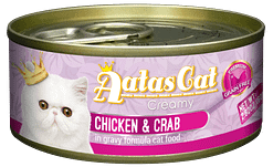 Aatas Cat Creamy Chicken & Crab in Gravy 80g