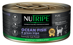 Nutripe Pure Ocean Fish & Green Tripe Wet Cat Food