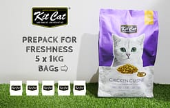 Kit Cat Premium Cat Food Chicken Cuisine 5kg