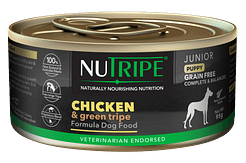 Nutripe Junior Chicken & Green Tripe Dog