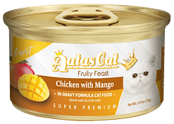 Aatas Cat Finest Fruity Feast Chicken with Mango in Gravy 70g