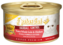 Aatas Cat Finest Daily Defence Tuna Whole Loin & Chicken in Jelly Hairball 80g