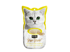 Kit Cat Purr Puree Chicken & Fiber (Hairball) 4x15g