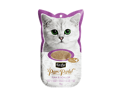 Kit Cat Purr Puree Tuna & Scallop 4x15g