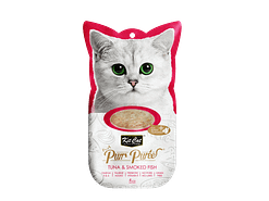 Kit Cat Purr Puree Tuna & Smoked Fish 4x15g