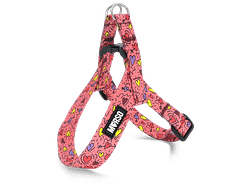 Morso Pink Think Adjustable Mini Dog Harness