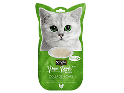 Kit Cat Purr Puree Plus+ Collagen Care 4x15g (Chicken)